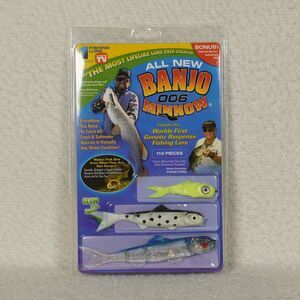 The Banjo 006 Minnow 110 Piece Fishing Lure System Jig Heads Hooks Weights ASOTV